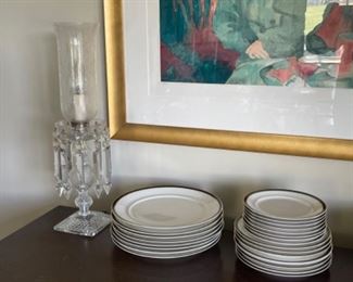 Mikasa Black Tie pattern china