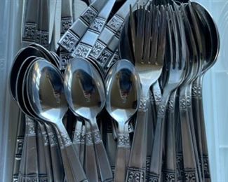 Mid century modern stainless flatware