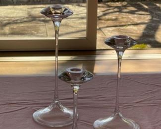Kosta candleholders