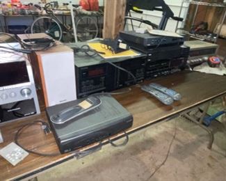 Lots of vintage audio equipment