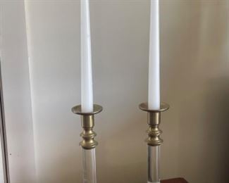 Mid century modern candlesticks