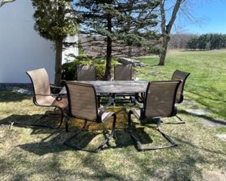 More outdoor furniture