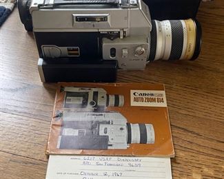 Sony 814 super 8 zoom movie camera