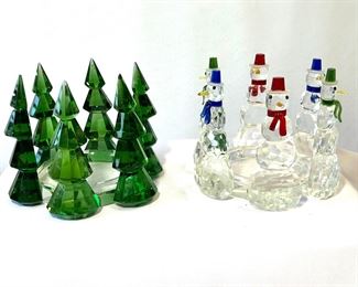 Christmas themed crystal