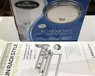 Lighting and other home makeover items