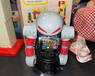 Robots, Wooden Blocks, Coke Shoe Laces