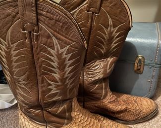 Nocoma Vintage Snakeskin Boots