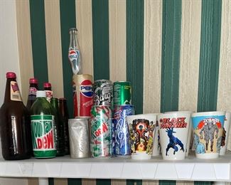 Vintage 7 Eleven Drink Cups Marvel, Zombie , & Others. 