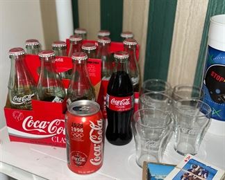 Coke Drinking Glasses, Dallas Cowboy’s Cheerleaders Playing Cards