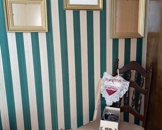 Nice Frames, Vintage Chair, Extension Cords, Office Supplies 