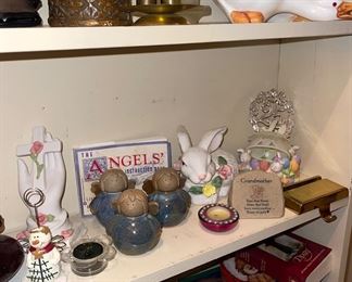 Angels, Ducks, Candles, Planters, Bunnies 