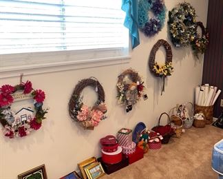 Wreaths, Tins, Music Books