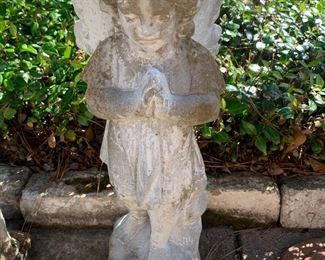 Stone Praying Angel