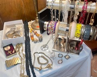 Variety of Costume Jewelry - Necklaces and Bracelets 