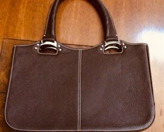 Cristian leather handbag, made in Italy
