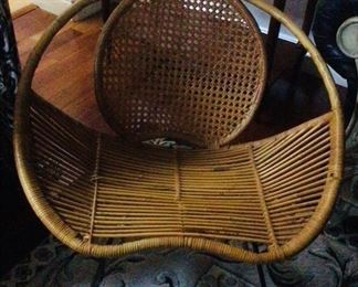 MCM Wicker chair