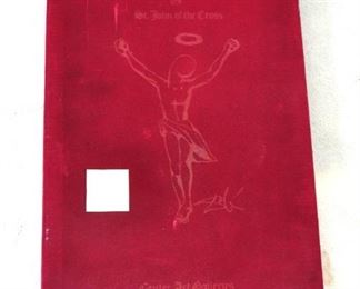 CHRIST OF SAINT JOHN OF THE CROSS by Salvador Dali.  Ltd. Gold edition of 75.  Edition # 56/75.   30" x 18" with original box from Center art Gallery, Hawaii.