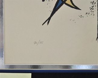 "ENCHANTED CAT" by Juan Miro.  Ltd edition number:  70/75