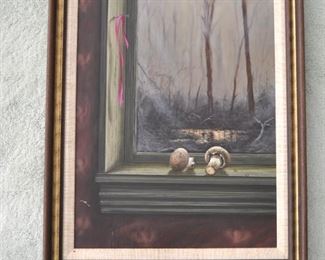 Original oil by Carlo Wahlbeck.  18" x 14"