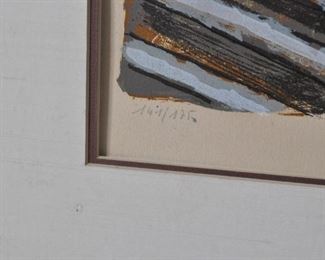 FIRENZE ET LA POM ME SUR UN ANE by Theo  Tobiasse.  serigraph edition number: 144/175