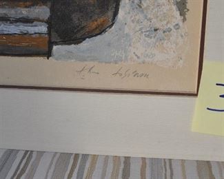 FIRENZE ET LA POM ME SUR UN ANE by Theo  Tobiasse.  serigraph edition number: 144/175