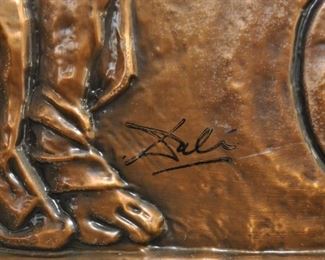 MOSES in relief by Salvador Dali with original box.  Limited Edition #118/180