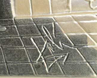 Lincoln in Dalivision - silver relief.  28" x 19" with original box