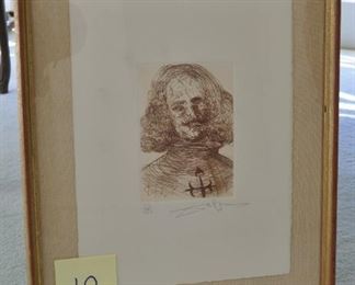 Suite of four "Spanish Immortals" by Salvador Dali.  Ltd Edition number:  29/125