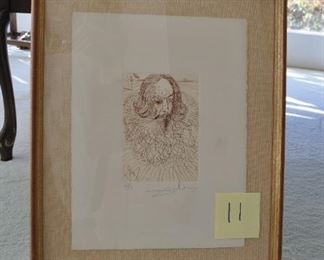 Suite of four "Spanish Immortals" by Salvador Dali.  Ltd Edition number:  29/125