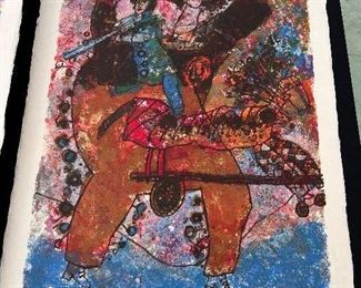 THE SONG OF SONGS OF KING SOLOMON by Theo Tobiasse.  Ltd edition of 100.  Edition number:  67/100.  Suite contains 12 lithos