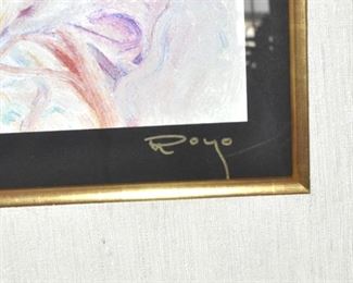 "EL ADORNO" by Jose Royo. Special Limited edition panel serigraph.   Edition #67/75.