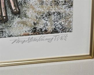 "Silk Road" by Ting Shao Kuang.  Ltd. Edition Serigraph.  #261/275