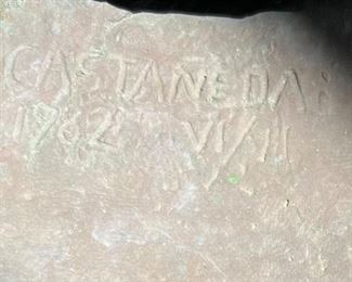 Felipe Castaneda bronze sculpture.  Ltd. edition #6 of 11.  Cast in 1982 .