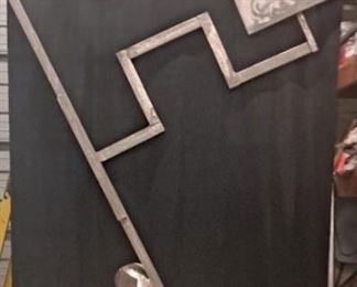 Great Metal Sculpture by Tom Risser,  A Large "H"