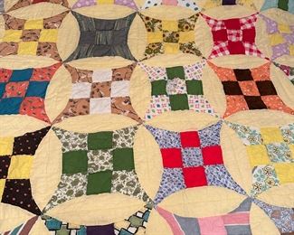 Pretty, but this is a cutting quilt, several rips