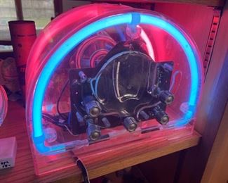Double neon radio in working condition!