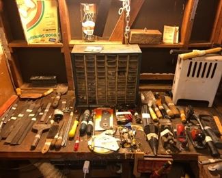 lots of tools and hardware