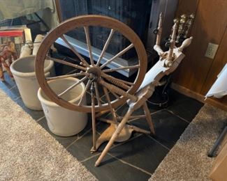 Antique Spinning Wheel