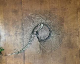 Jere Style Peacock Wall Art