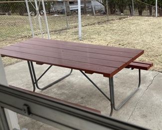 Redwood Picnic Table