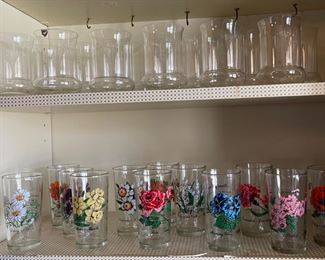 Orrefors Glasses and Floral Day of the Month Glass Set