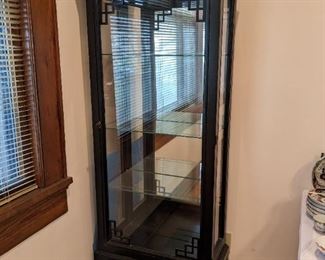 LOT 305 - ASIAN DISPLAY CABINET 24"W X 12.5"D X 72"H