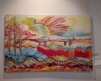 LOT 310 ORIGINAL ARTWORK BY NANCY MCRARY