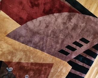 One of the Two Large Contemporary Rugs - Good Stuff!