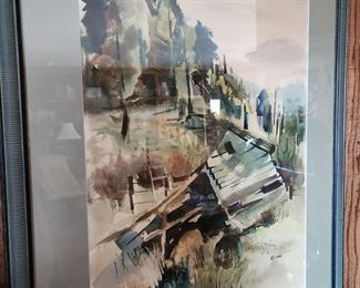 Original Watercolor by Kunn