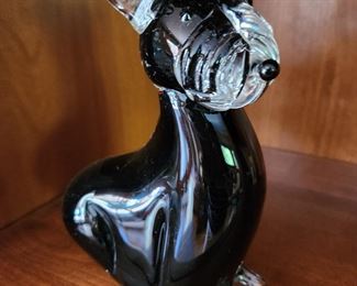 Art Glass Dog