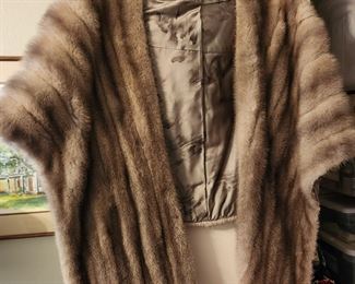 Vintage Fur Cape