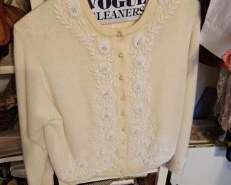 Vintage Beaded Sweater