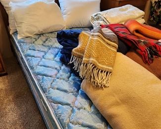 Twin Head Board and Twin Mattress/Box Spring - Wool and Other Blankets