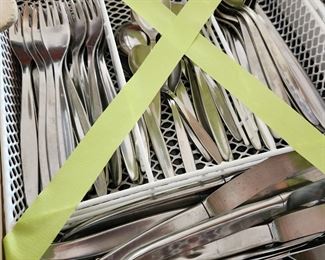 Set of Stainless Steel Flatware